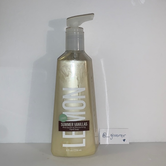 Summer Vanillas Lemon Vanilla Moist Hand Soap 🍋🍦 - Picture 1 of 6